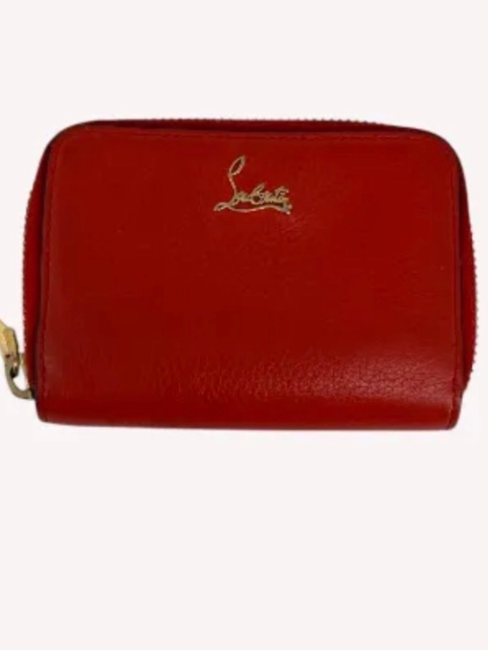 Christian Louboutin red wallet